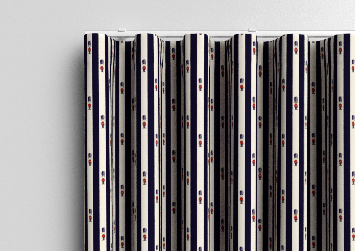 Kings Breakfast, Stripe Prince - Made to Measure Curtains - Image 13